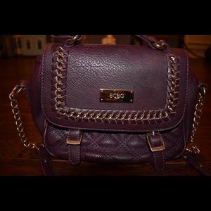 Plum BCBG cross body purse